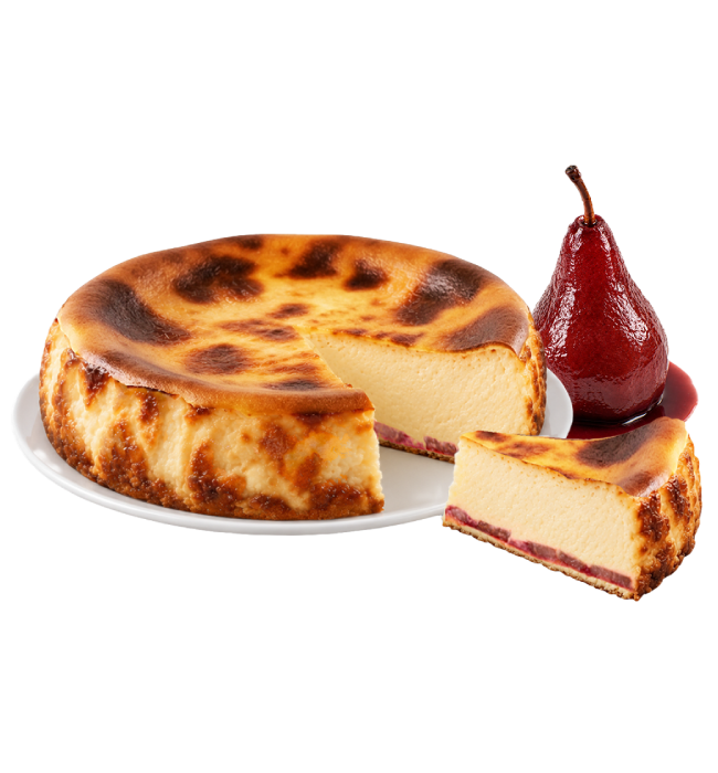 Tarta Vasca de Peras al Vino