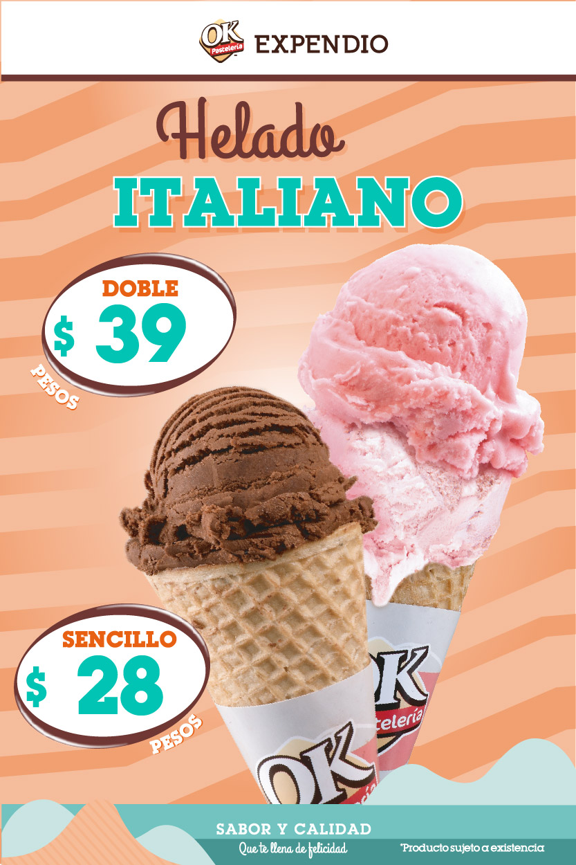 Helado Italiano en cono